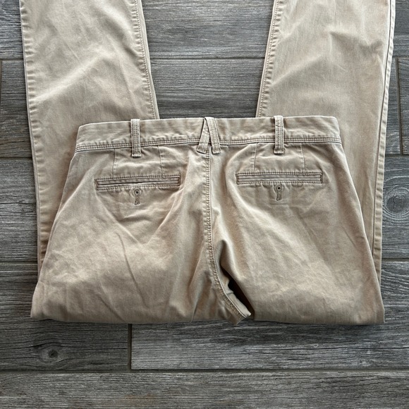 Express Mens Slim Fit Finn Chino Pants Tan Khaki Size 30 30 Casual Office - Picture 4 of 5